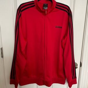Adidas Red Track Jacket